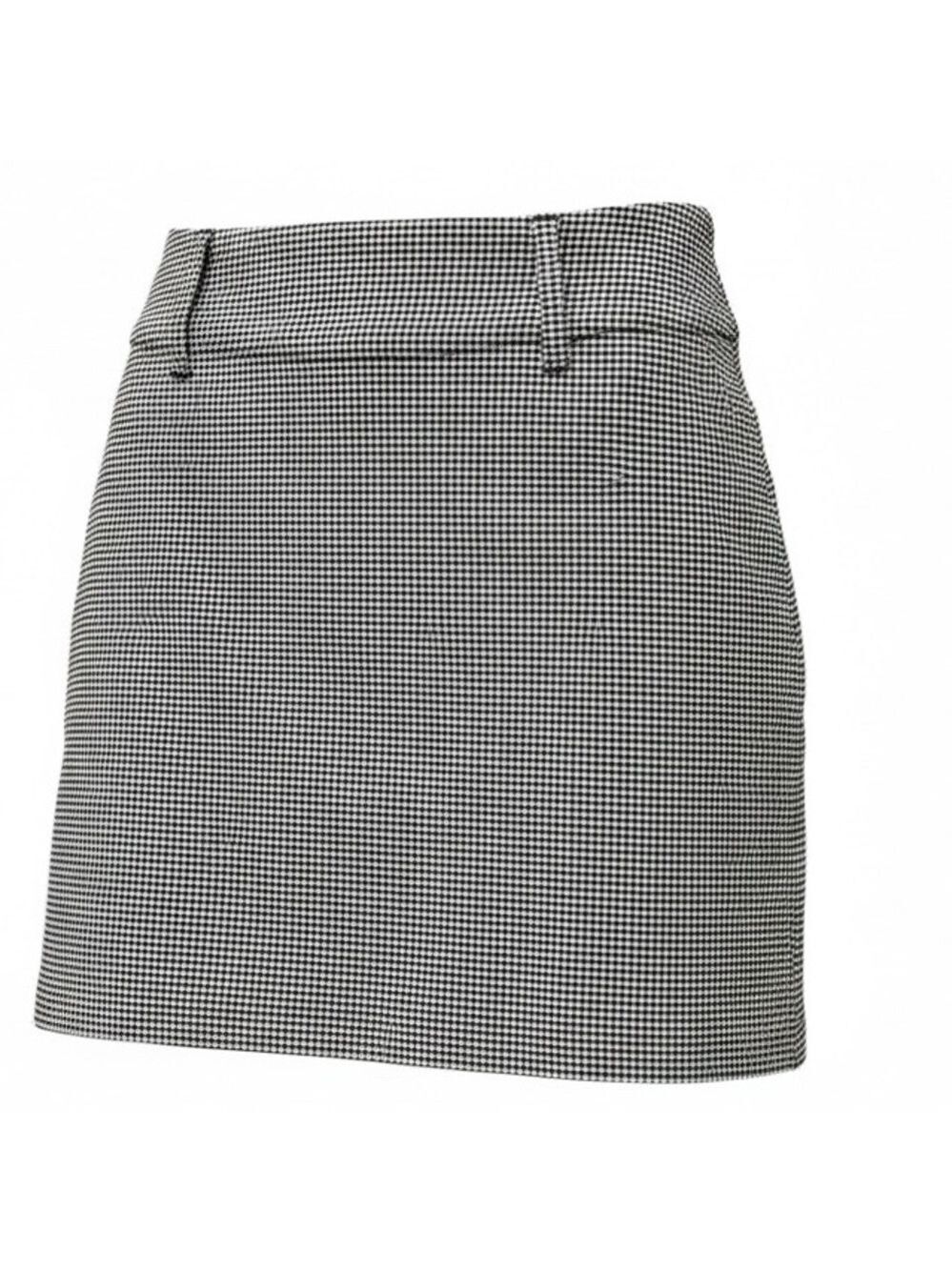 Swing Control Black & White Checkered Golf Skort Skirt - Size 0